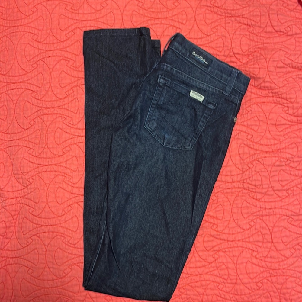 David Kahn size 26 skinny jeans dark wash